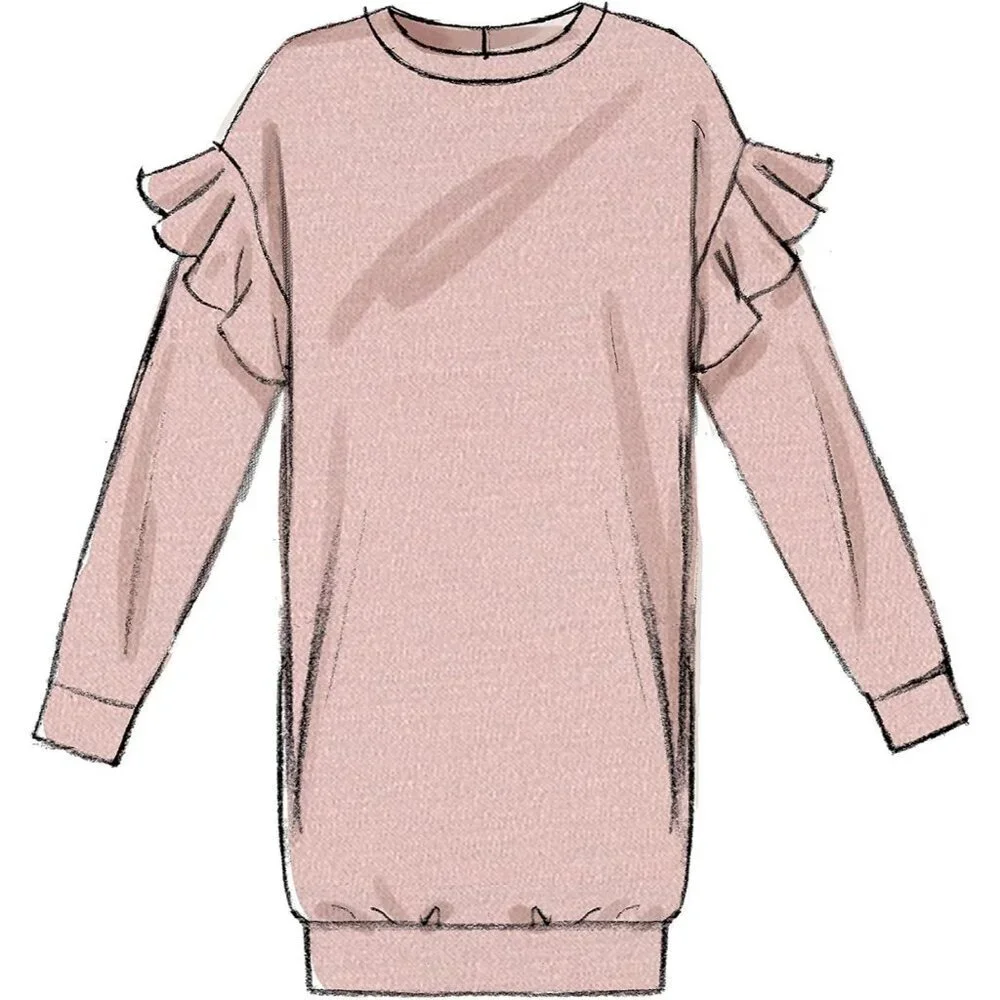McCalls Sewing Pattern M7688  Top Shirt‎ Tunic Knits Misses Size XS-MED